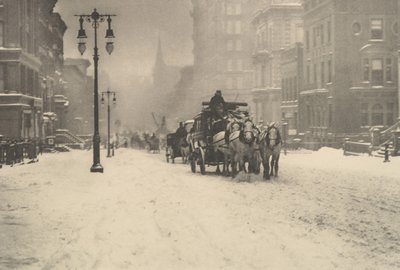 Een sombere dag, ca. 1897 door Alfred Stieglitz