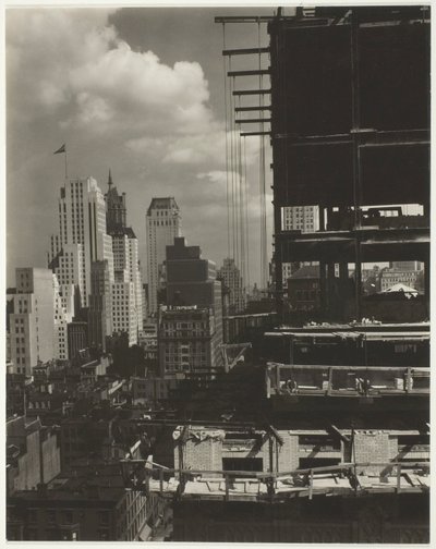 Vanuit Mijn Raam bij An American Place, Noord door Alfred Stieglitz
