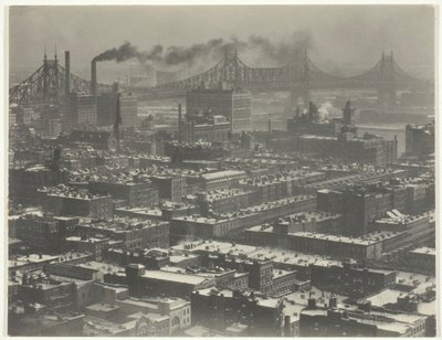 Vanuit kamer 3003 - The Shelton, New York, kijkend naar het noordoosten, 1927 door Alfred Stieglitz
