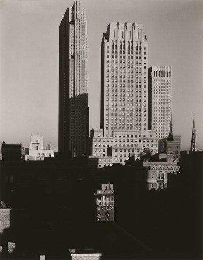 New York vanaf de Shelton door Alfred Stieglitz