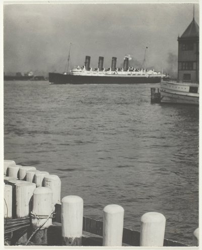 Uitgaande, De Mauretania door Alfred Stieglitz