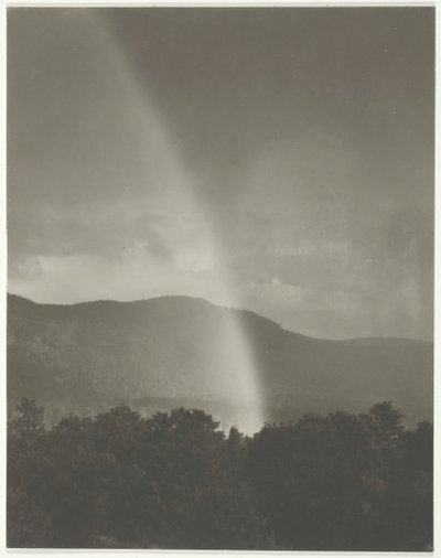 Regenboog, 1920 door Alfred Stieglitz
