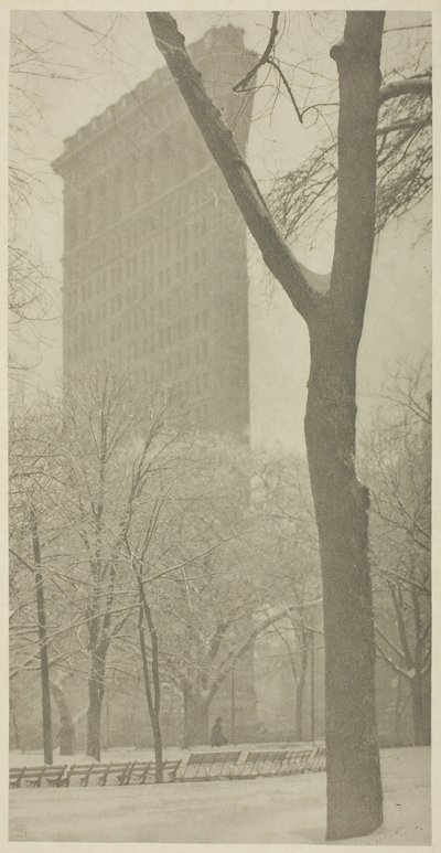 De Flatiron door Alfred Stieglitz