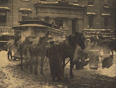 De terminal, New York door Alfred Stieglitz