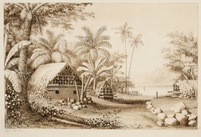 Graven op Muthuata Island, Fiji door Alfred Thomas Agate