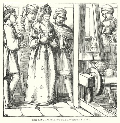 Hans Christian Andersen: De nieuwe kleren van de keizer (litho) door Alfred Walter (after) Bayes