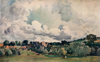Kasteel Ludlow, ca. 1880 door Alfred William Rich