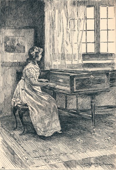 Illustratie bij John Halifax, Gentleman, ca. 1897 door Alice Barber Stephens
