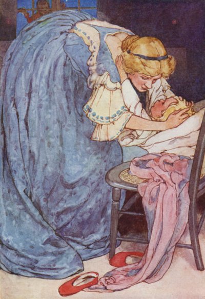 Slaap, lieve schat, huil niet! door Alice Bolingbroke (after) Woodward