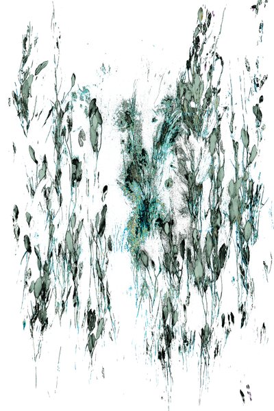 Fluistering van de stroom, 2017 (handgeschilderde foto) door Alice Gur-Arie