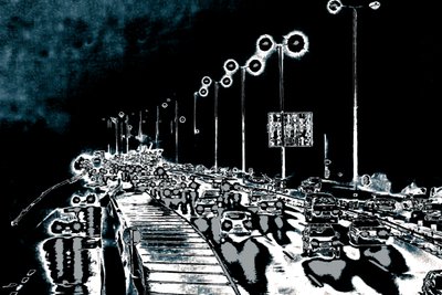 Northbound, 2016 (handgeschilderde foto) door Alice Gur-Arie