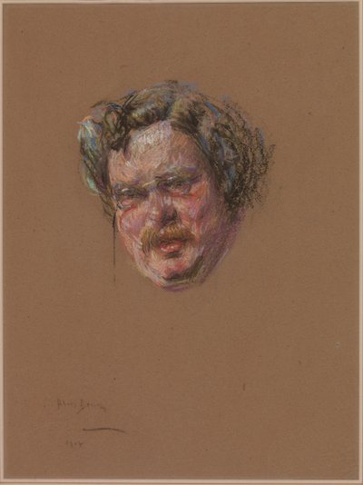 Gilbert K. Chesterton door Alice Pike Barney
