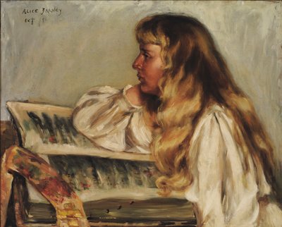 Natalie en Missaal, 1890 door Alice Pike Barney