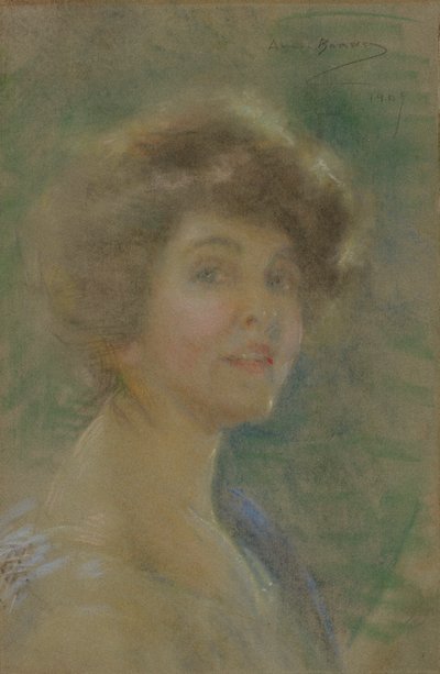 Zelfportret, 1909 door Alice Pike Barney