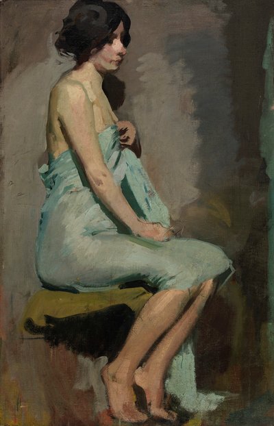 Studie van een zittende vrouw door Alice Pike Barney