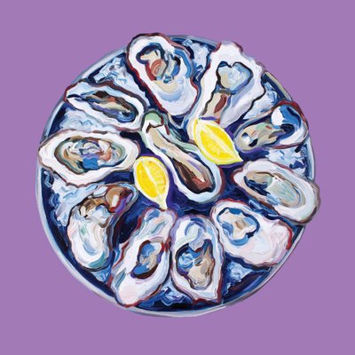 Verse oesters en citroen door Alice Straker