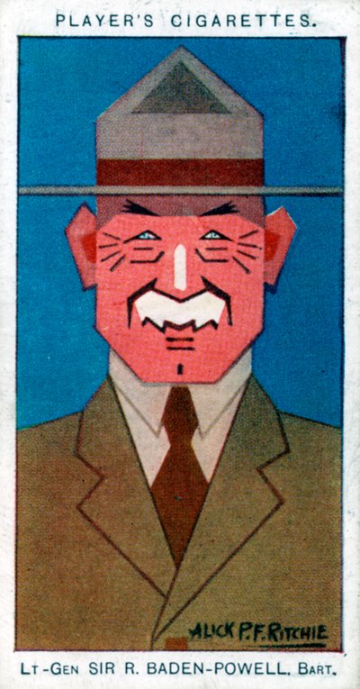 Robert Baden-Powell, 1e Baron Baden-Powell, 1926 door Alick P. F. Ritchie