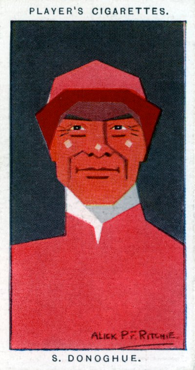 Stephen Donoghue, jockey en trainer, 1926 door Alick P. F. Ritchie