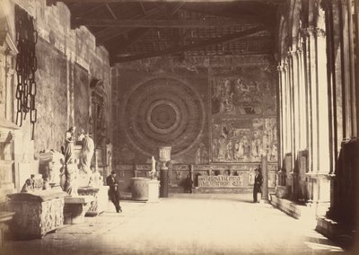 Pise: Loper van de Camposanto, ca 1870 (foto) door Alinari Family