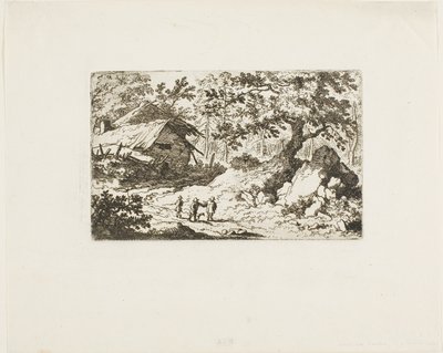 De verwoeste hut door Allaert van Everdingen