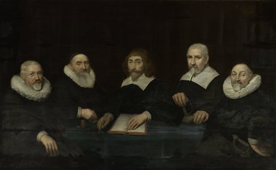 De Regenten van het Tuchthuis van Middelburg, 1643 door Allaert van Loeninga