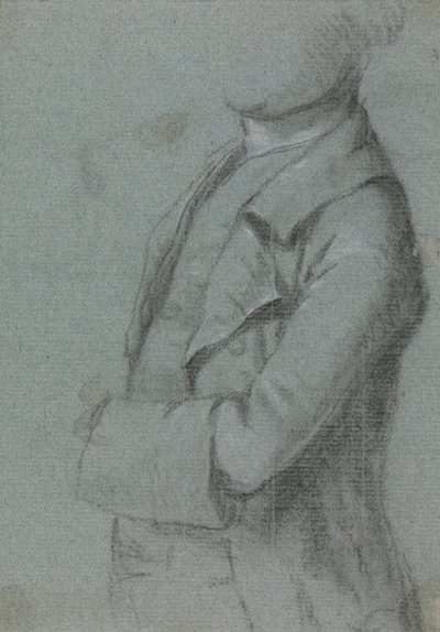 Kostuumstudie voor een Portret van een Man door Allan Ramsay