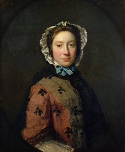 Rosamond Sargent, geboren Chambers, 1749 door Allan Ramsay