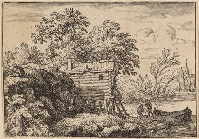 Vissershut door Allart van Everdingen