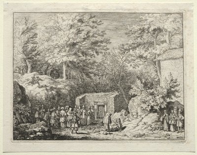 Vier Bronnen in en rond Spa: De Vierde Bron, De Bron bij Sauvenière door Allart van Everdingen