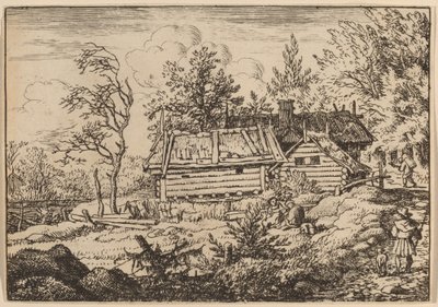 Pelgrim met een Hond, waarschijnlijk ca. 1645-1656 door Allart van Everdingen