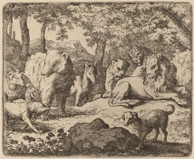 Reinaert wordt Vrijgelaten om Zijn Verhaal te Vertellen, waarschijnlijk ca. 1645-1656 door Allart van Everdingen