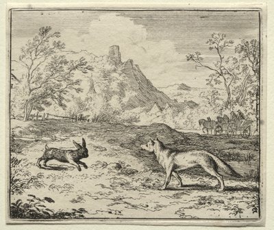 Reinaert de Vos: Reinaert en het Konijn door Allart van Everdingen