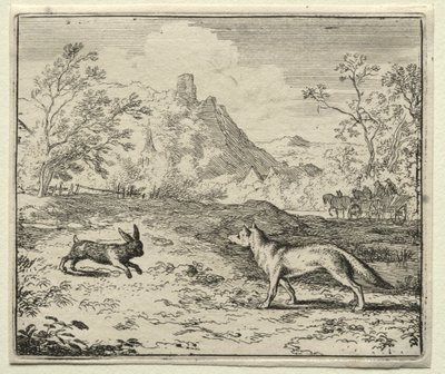 Reinaert de Vos: Reinaert en het Konijn door Allart van Everdingen