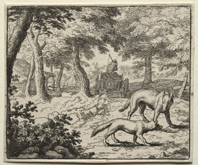 Reinaert de Vos: De Verdediging van Reinaert door de Das door Allart van Everdingen