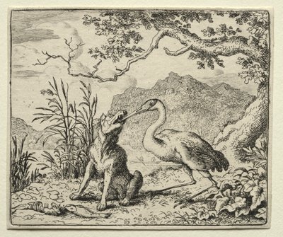 Reinaert de Vos: De ondankbare wolf door Allart van Everdingen
