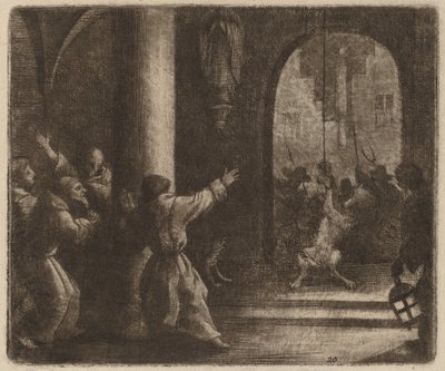 De wolf en de kloosterbel door Allart van Everdingen