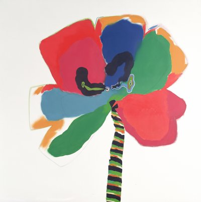 Portret/Bloem door Allen Jones