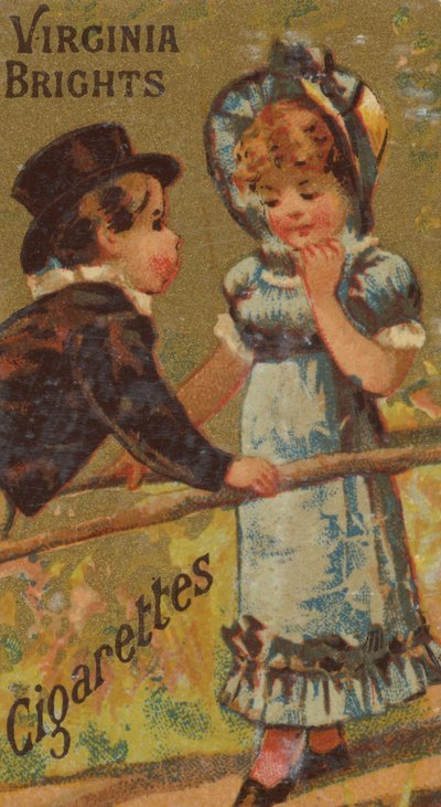 Uit de serie Meisjes en Kinderen N64 ter promotie van Virginia Brights Sigaretten voor Allen &..., 1886 door Allen and Ginter