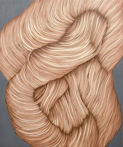 Vloeiende abstracte strengen door Alma