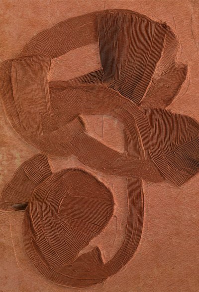 Vloeiende, aardse vormen door Alma