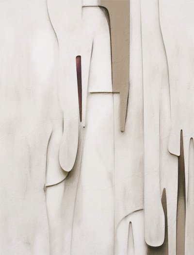 Gelaagde abstracte vormen door Alma