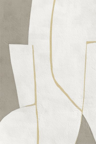 Neutrale abstracte vormen door Alma