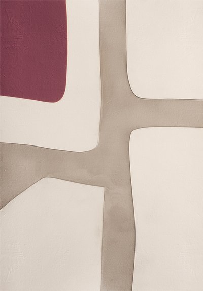 Rustige abstracte geometrie door Alma