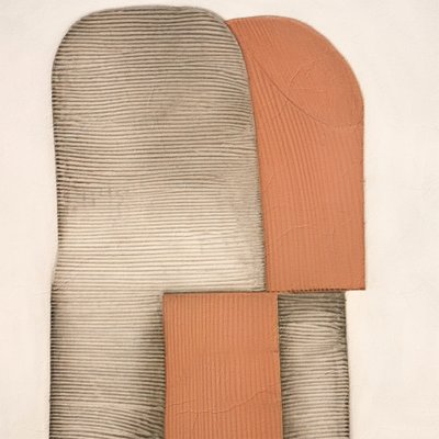 Vormen met terracottastructuur door Alma