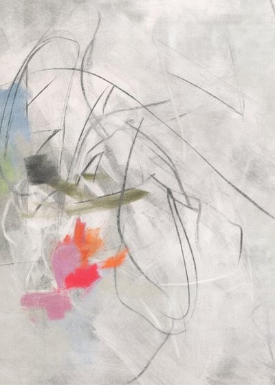 Levendige abstracte penseelstreken door Alma