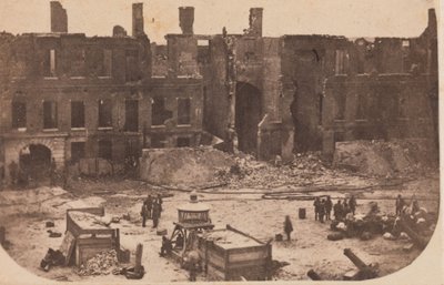 De evacuatie van Fort Sumter, april 1861 door Alma A. Pelot.