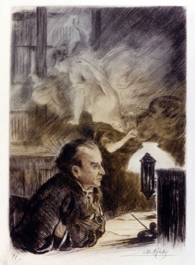 Charles Baudelaire door Almery Lobel Riche