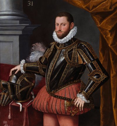 Portret van Aartshertog Ernst van Oostenrijk (1553-1595) door Alonso Sánchez Coello