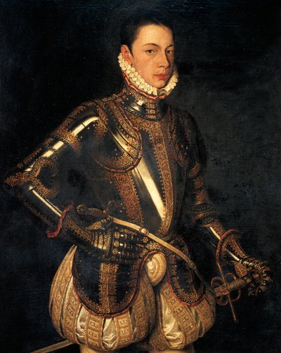 Portret van Alessandro Farnese door Alonso Sánchez Coello