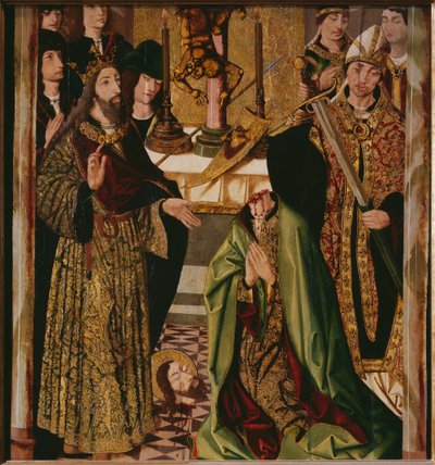 De onthoofding van St. Thomas in India door Alonso de Sedano